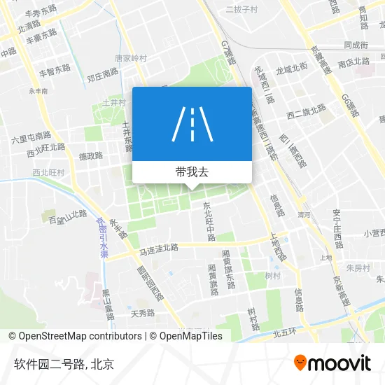 软件园二号路地图