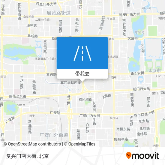复兴门南大街地图