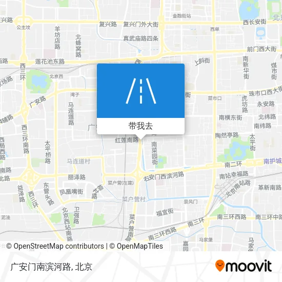 广安门南滨河路地图