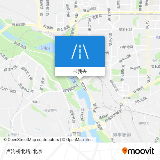 卢沟桥北路地图