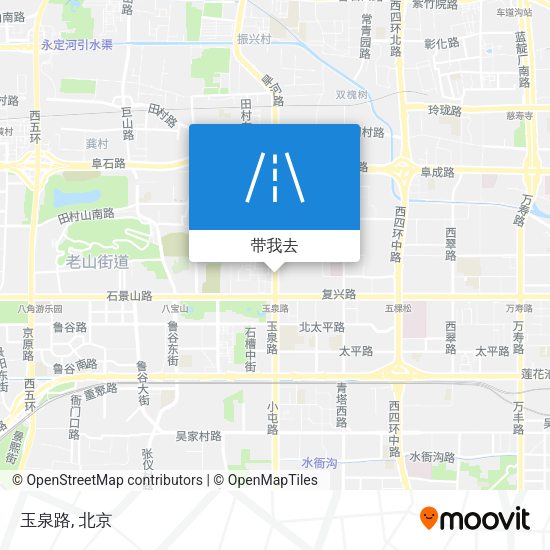 玉泉路地图