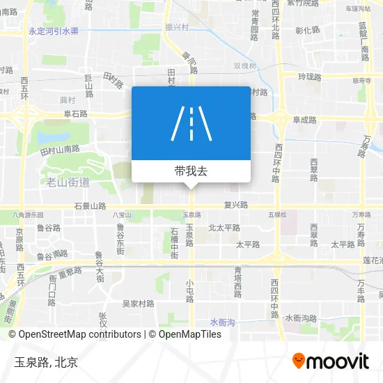 玉泉路地图