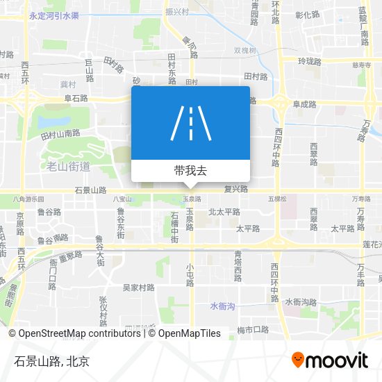 石景山路地图