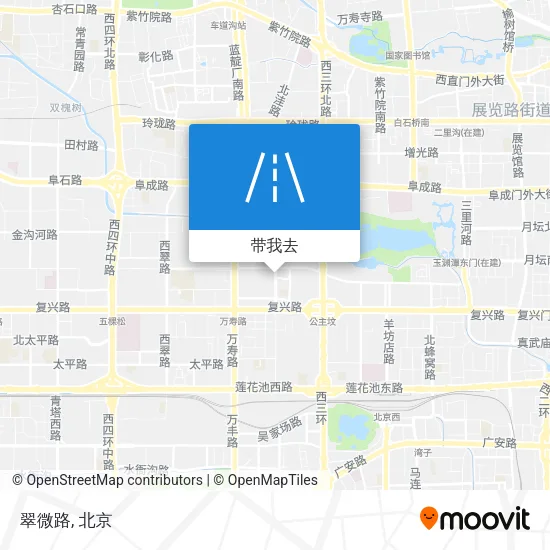 翠微路地图