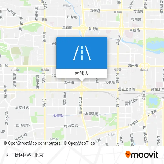 西四环中路地图