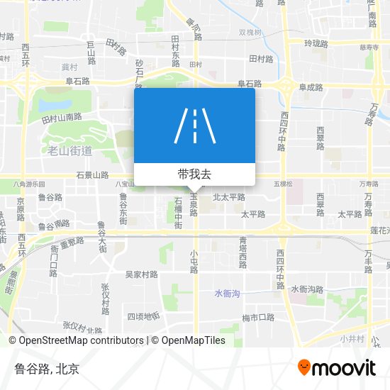 鲁谷路地图