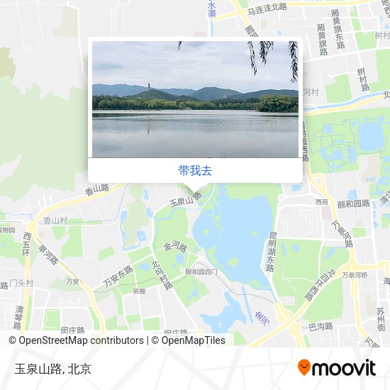 玉泉山路地图