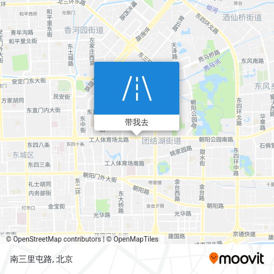 南三里屯路地图