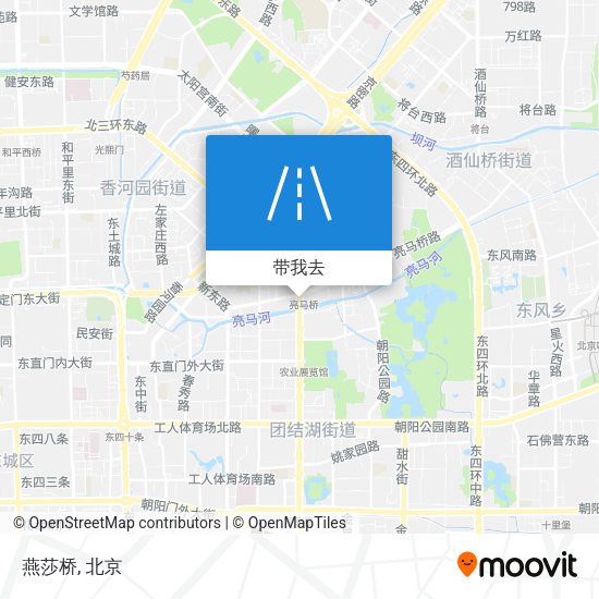 燕莎桥地图