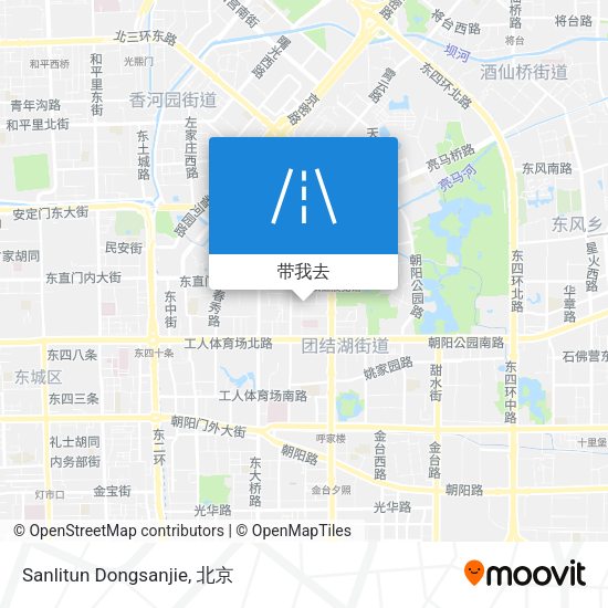 Sanlitun Dongsanjie地图