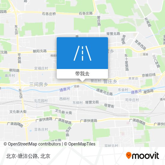 北京-塘沽公路地图