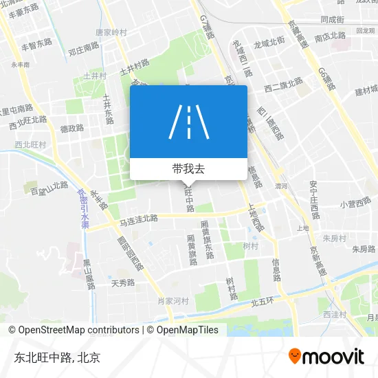 东北旺中路地图