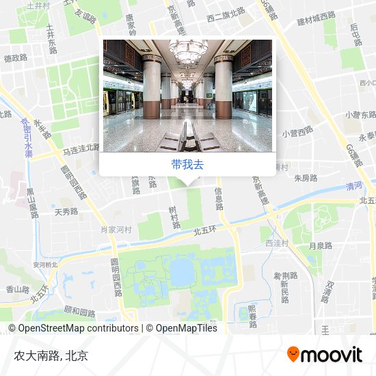 农大南路地图