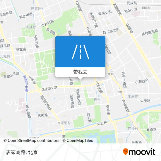 唐家岭路地图