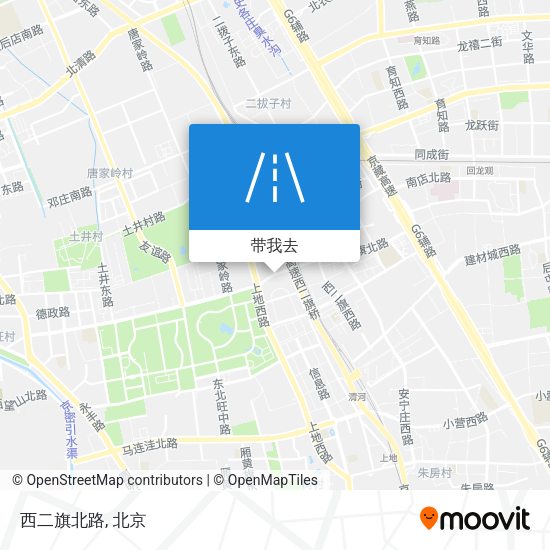 西二旗北路地图