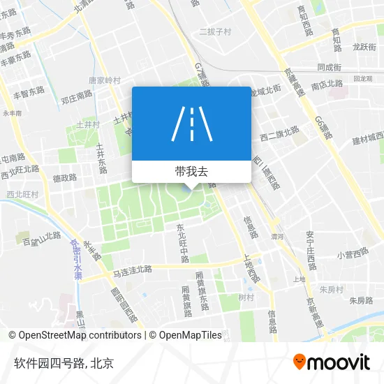 软件园四号路地图