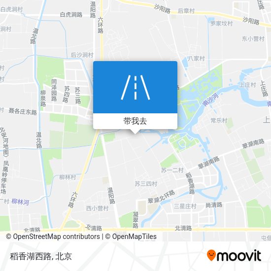 稻香湖西路地图