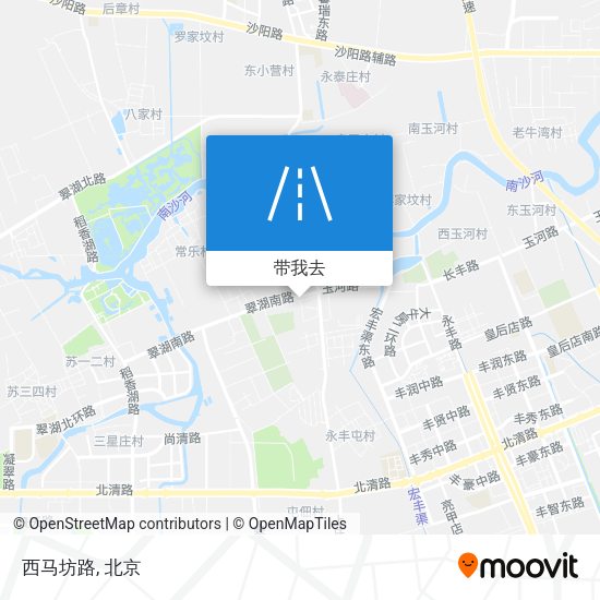 西马坊路地图