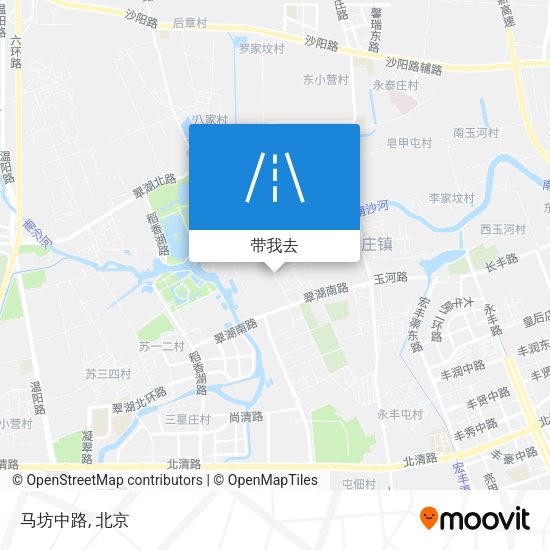 马坊中路地图