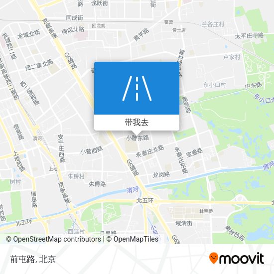 前屯路地图