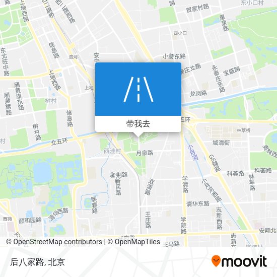 后八家路地图