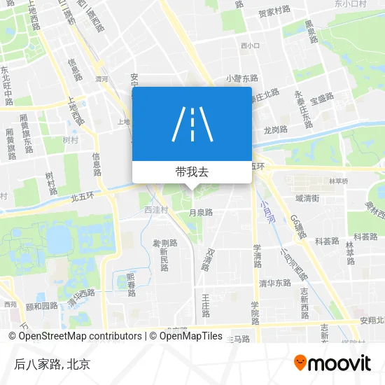 后八家路地图