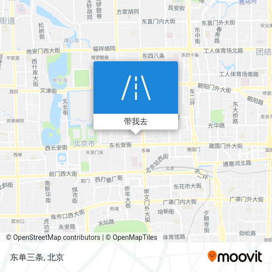 东单三条地图