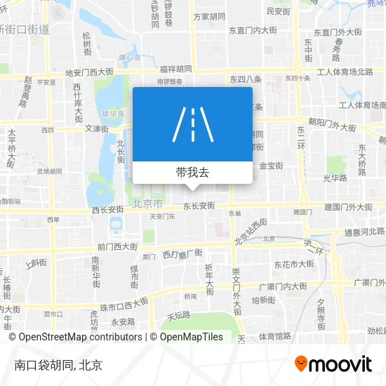 南口袋胡同地图