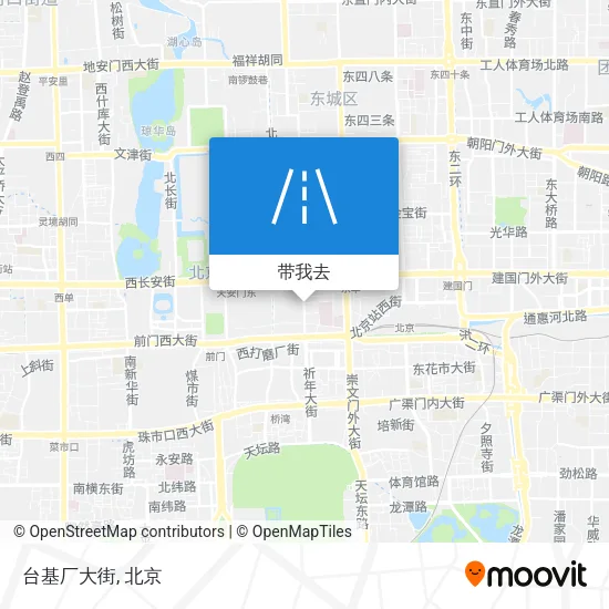 台基厂大街地图