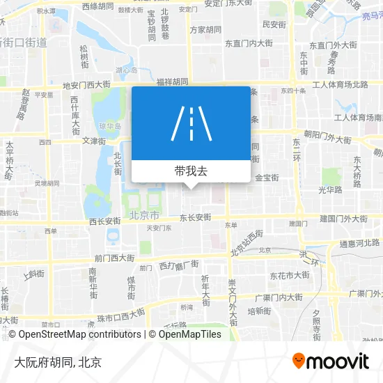 大阮府胡同地图