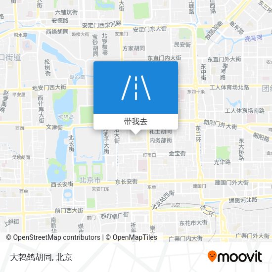 大鹁鸽胡同地图