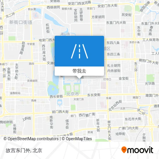 故宫东门外地图