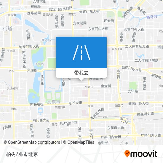 柏树胡同地图
