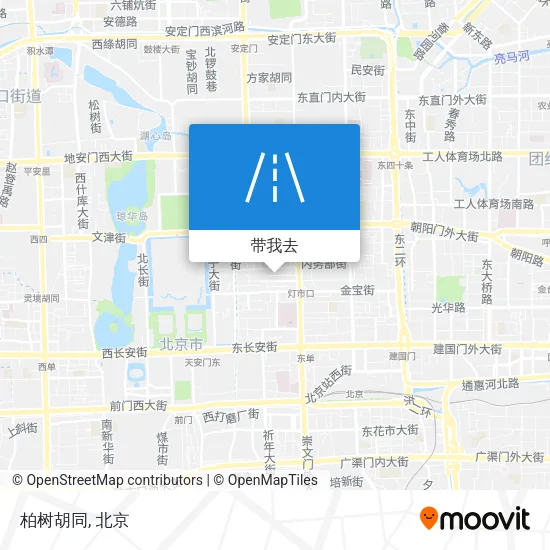 柏树胡同地图