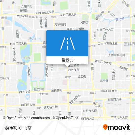 演乐胡同地图