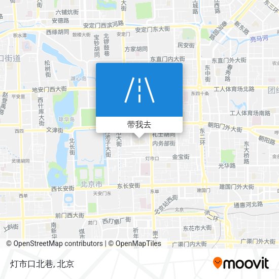 灯市口北巷地图