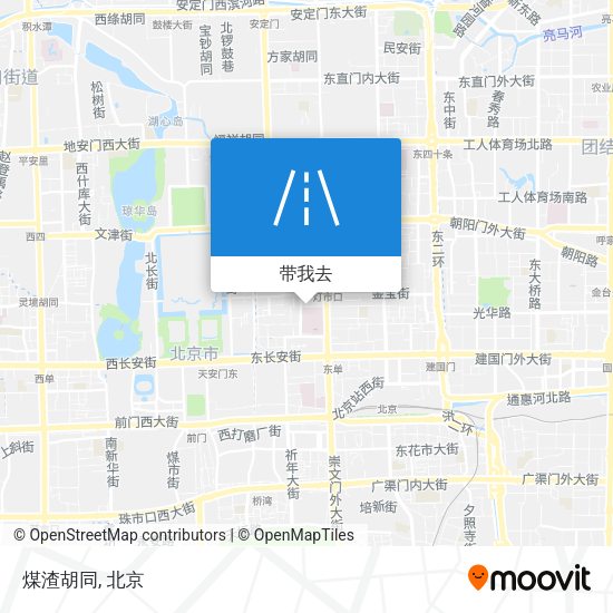 煤渣胡同地图