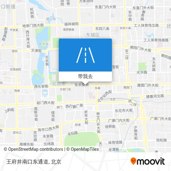王府井南口东通道地图