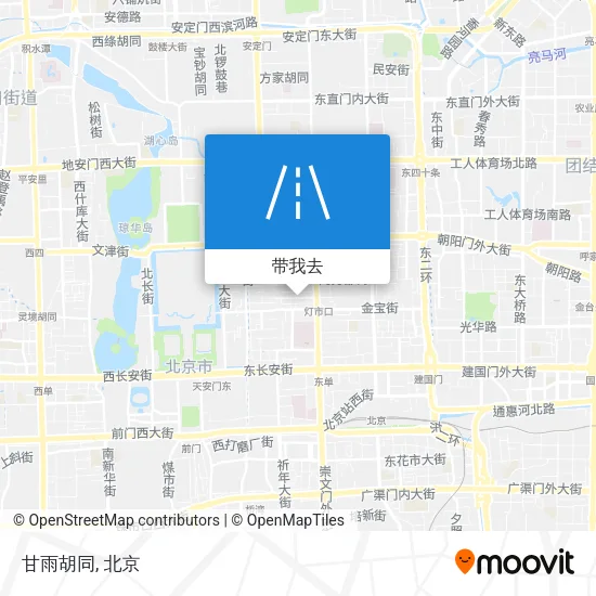 甘雨胡同地图