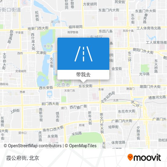 霞公府街地图