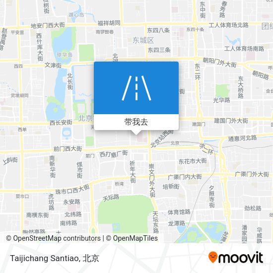 Taijichang Santiao地图