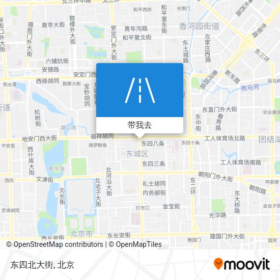 东四北大街地图