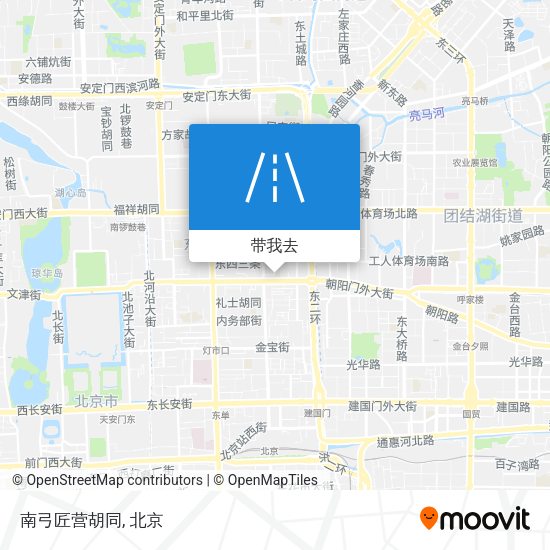 南弓匠营胡同地图