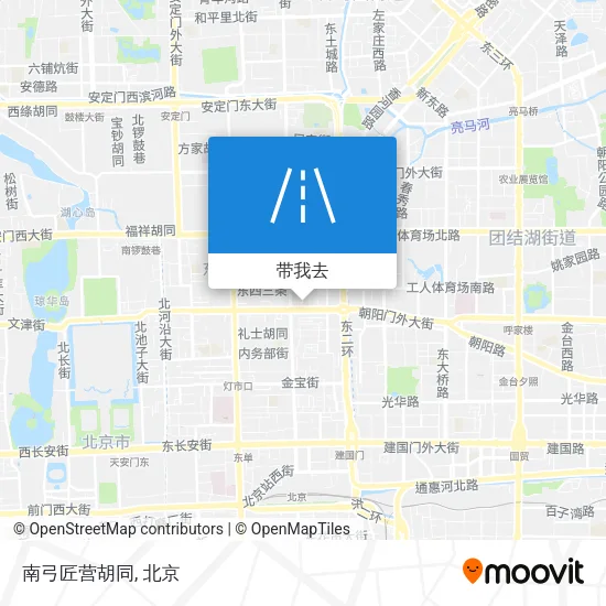 南弓匠营胡同地图