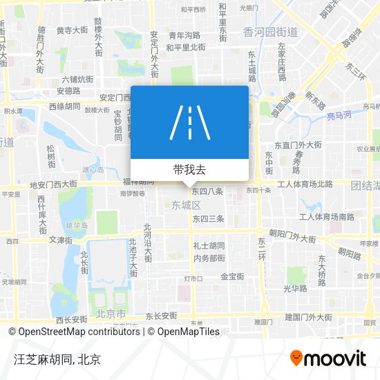 汪芝麻胡同地图