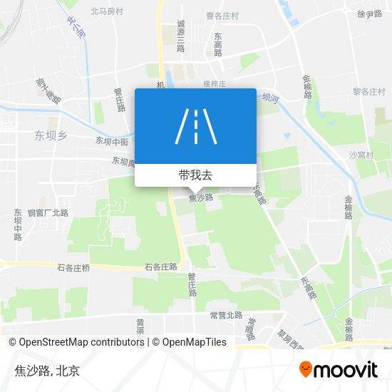 焦沙路地图