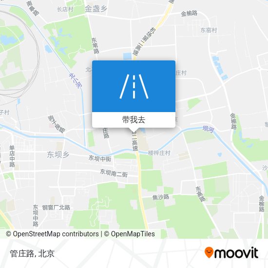 管庄路地图