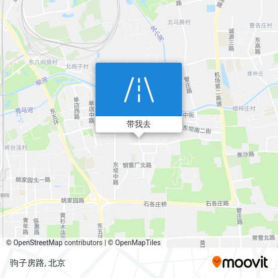 驹子房路地图