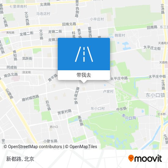 新都路地图