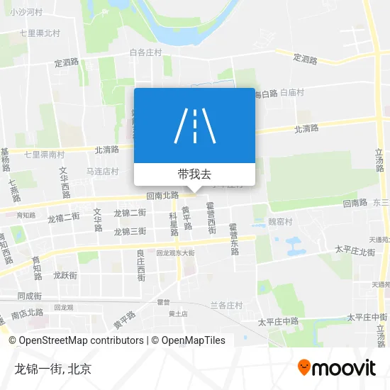 龙锦一街地图
